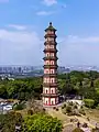 The Lianhua Pagoda of Lianhua Hills, built in 1612