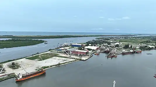 Aerial view of Snake Island Integrated Free Zone