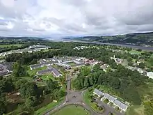 Aerial shot of Erskine's Bishopton site