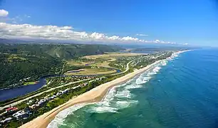 Aerial view of the Touw River & the N2