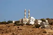 View of mosque from afar