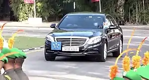 Sri Lanka Air Force Mercedes-Benz S-Class (W222) with Five stars