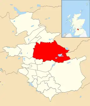 Location of the ward