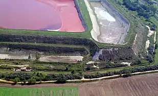 Reservoir in 2007 before the breach