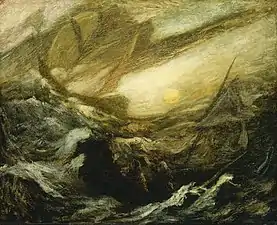 The Flying Dutchman, c. 1896, oil on canvas mounted on fiberboard, Smithsonian American Art Museum, Washington, D.C.