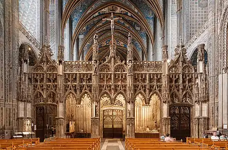 The 15th century rood screen