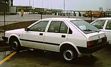 Rear view Alfa Romeo Arna (five door)