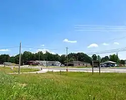 Buildings along SR 52 in Allons