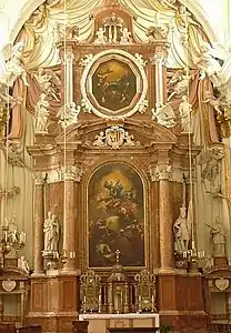 High altar by Giovanni Battista Barbarino and Giovanni Battista Colombo