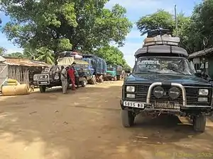 4x4 Bush taxis that serve between Ambilobe and Sava