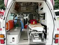 Ambulance interior