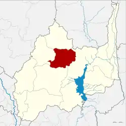 District location in Lopburi province