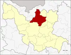 District location in Udon Thani province