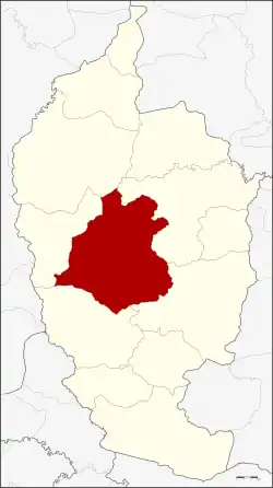 District location in Maha Sarakham province