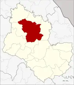 District location in Sakon Nakhon province