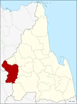 District location in Nakhon Si Thammarat province