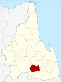 District location in Nakhon Si Thammarat province