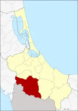 District location in Songkhla province