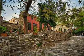 Stone houses in Doğanbey