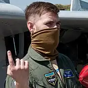 2nd Class fighter pilot Andrii "Juice" Pilshchykov