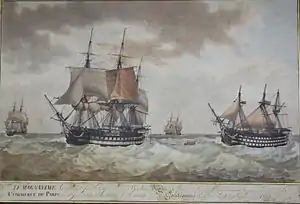 Le Magnanime Towing Commerce de Paris (1809) at The Mariners' Museum