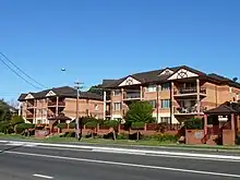 Federation revival apartments in Miranda, Sydney (c. 1995)