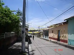 Raimundo Lazo Street on Corpus Christi day