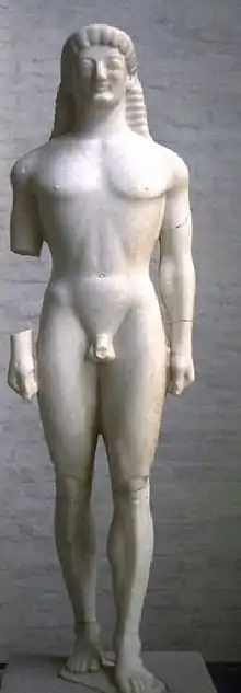 Tenea kouros, Munich 168.