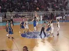 Greek 2nd Division game between Apollon Patras and Ikaroi Serron, during the 2010–11 season.