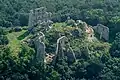 Ruined Apponyi castle in Oponice, Slovakia