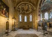 Interior view of the apse