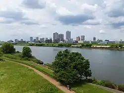 View of downtown Kawaguchi