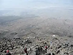 Ararat, Climbing route at 4700 m