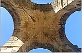 Inside Cáparra, looking up