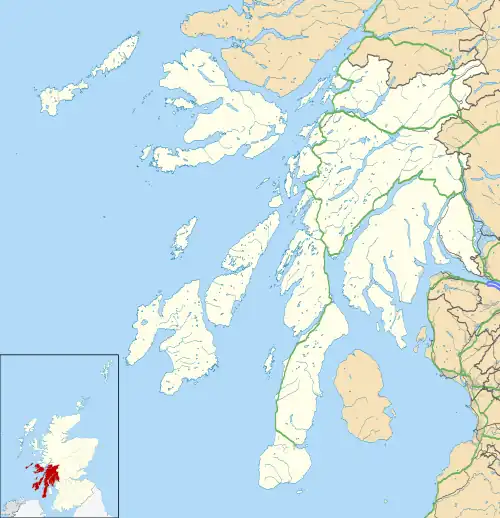 EGPU is located in Argyll and Bute