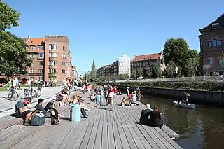 Recreational spot at the river after renovation (2008)