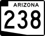 State Route 238 marker