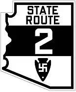 Arizona state highway marker (1927)