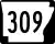 Highway 309 marker