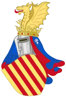 Coat of arms from Peter IV of Aragon to Ferdinand II of Aragon