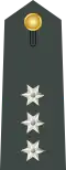 Current rank insignia of a Lochagos, since 1970