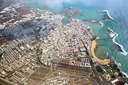 Aerial view of Arrecife