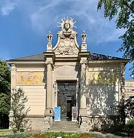 Palace of Art in Kraków by Franciszek Mączyński (1898–1901) – southern façade