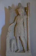 Artemis Hecate, as a goddess protector of the necropolis. Marble, 3rd century AD, Apollonia, Albania.