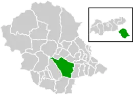 Location within Lienz district