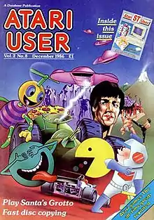 Cover of the December 1986 issue. It contains the Atari ST User supplement (see top right).