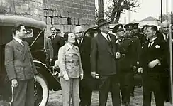 Mustafa Kemal Atatürk, Ali Çetinkaya and Sabiha Gökçen in Diyarbakır