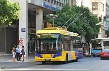 A Neoplan trolleybus in Athens, 2009