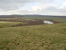 Athersley Memorial Park with Athersley community Lake mid photograph.