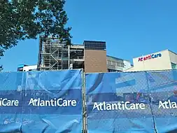 Atlanticare Mainland Division construction area